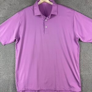 Turtleson‎ Polo Shirt Mens XL Purple Performance Golf Stretch Athletic Casual